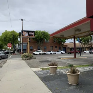 Storefront. You can tell it's a former gas station.