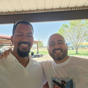 Running into old friends.
