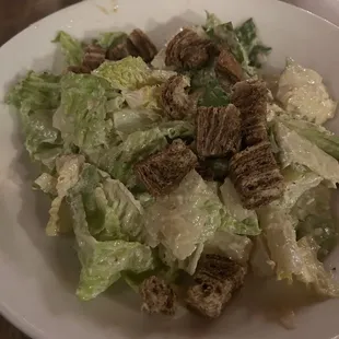 Caesar salad, the superior dish of that and soup.