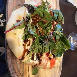 Goat cheese flatbread