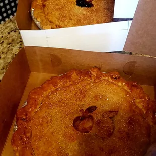 Cherry and Apple pies!