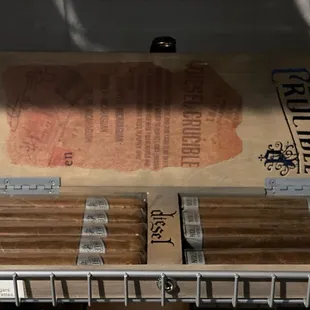cigars on display
