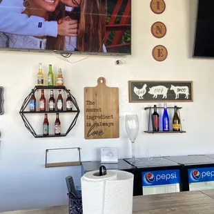 Bar area