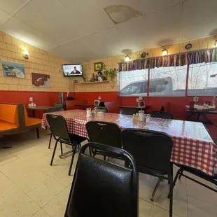 Some of the dining area