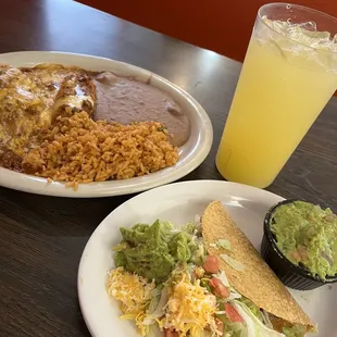 Mexican Dinner and Agua de Pina