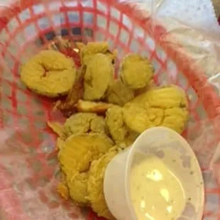 BEST fried pickles at Big's in Batesville, AR.
