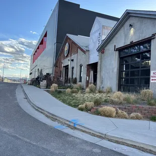 the outside of the building