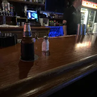 7 dollar for a beer I can get at a 711 for 5.99 the music is okay the staff is horrible!!