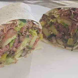 Chopped fresh Italian wrap