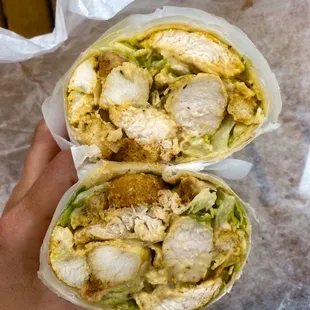 Chicken Caesar wrap