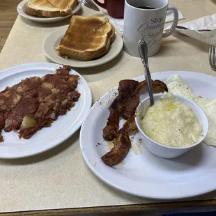 Corned beef hash breakfast