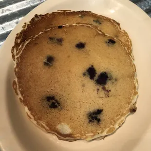 Blueberry pancakes