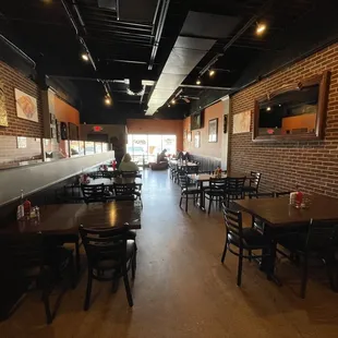 the inside of a restaurant