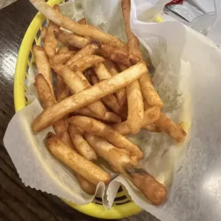 Fresh crispy and fluffy fries
