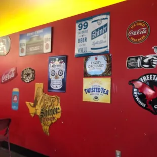 Beer &amp; Soda signs