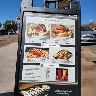Part of menu as 7/28/2024