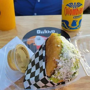 Beef Arepa