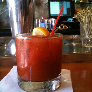 Yummy Bloody Mary.