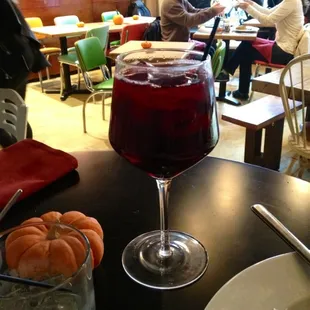 Sangria with healing lavender!