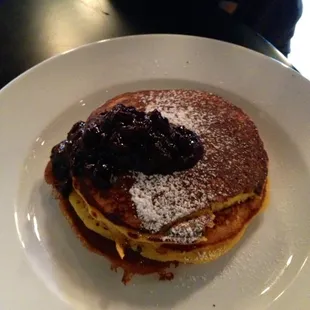 Saffron Semolina Pancakes! No me gusta!