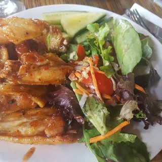Persian Wings and Salad