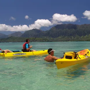 Kayaking tours at Kualoa