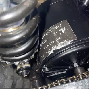 Motor looks used won't go past 14 mph on fast setting.