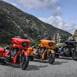 Made in the USA, Victory sets the standard on Cruisers and Baggers!