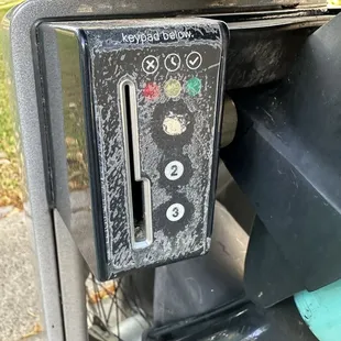 This one had a bike but the buttons didn&apos;t work to release it. What a tease :/