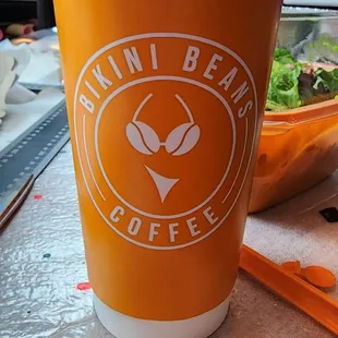  cup of coffee on a counter