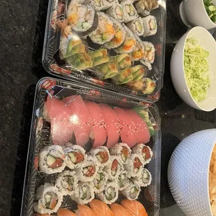 Sushi selection!