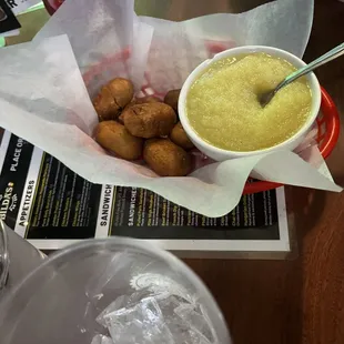 Kids mini hot dogs with applesauce