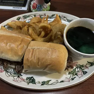 French Dip with fries