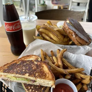 Turkey club, Brazilian frozen limeade, Jalapeno Barbacoa Melt