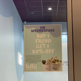 Wednesday promo