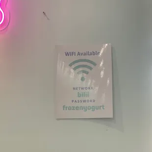 Wifi password