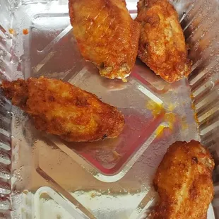 Hot wings, hold the hot and add extra chewy.