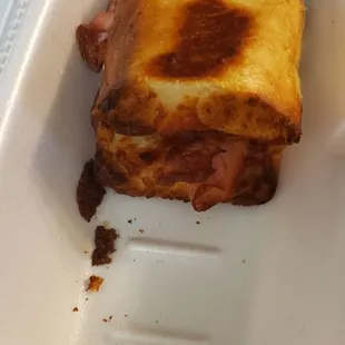 Hot ham and cheese I received 8-13-19