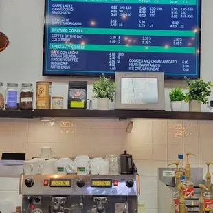 Menu board