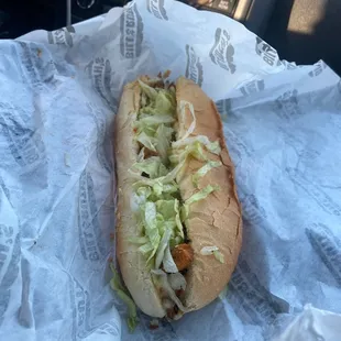Chicken cheese sub