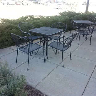 Out door sitting