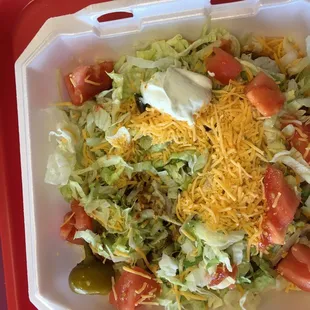 Lg Taco Salad....$7.99