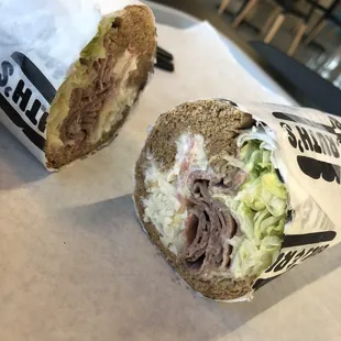 Ham and cheese sandwich