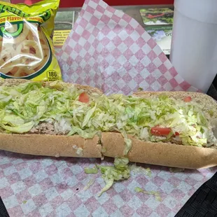 Tuna sammich, made it a combo (good life choice).