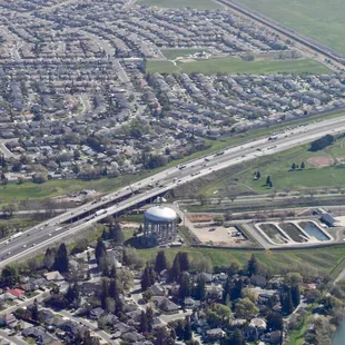 as seen from the air