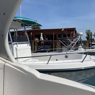 View from the slip.