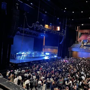 View from Section 211, Row A