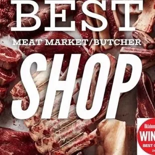 Winner of Oklahoma Gazette&apos;s Best Meat Market/Butcher Shop