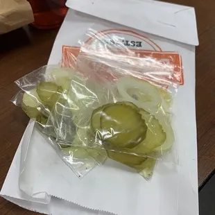 Asked for pickles twice, JUST PICKLES and this is what I got. How hard is it to follow directions???