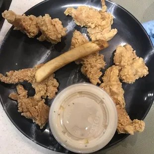 Do not see chicken strips Sea chicken nuggets maybe